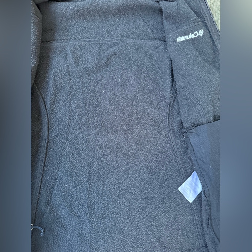 Columbia Womens Black Fleece Jacket - Picture 3 of 4